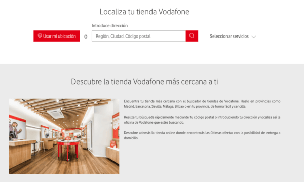 Tiendas Vodafone